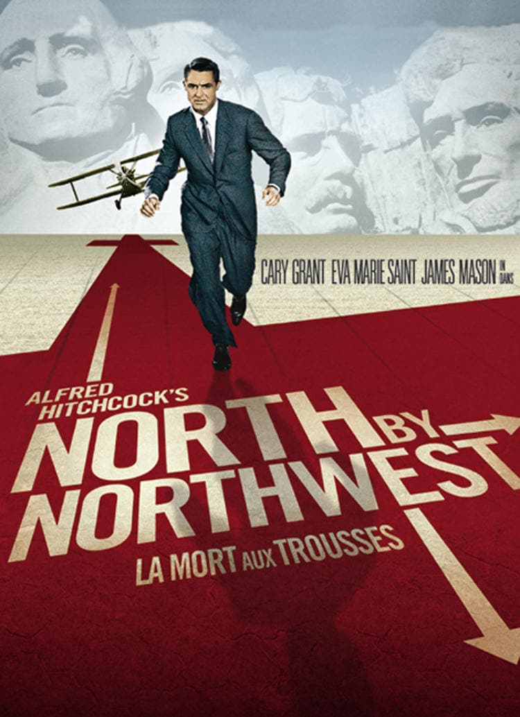 Poster artwork for North by Northwest (1959).