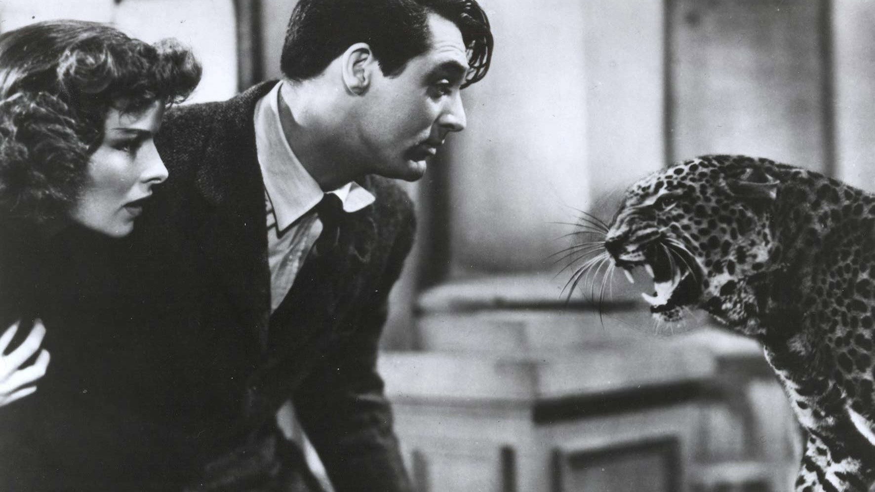 Bringing Up Baby (1938) iconic scene