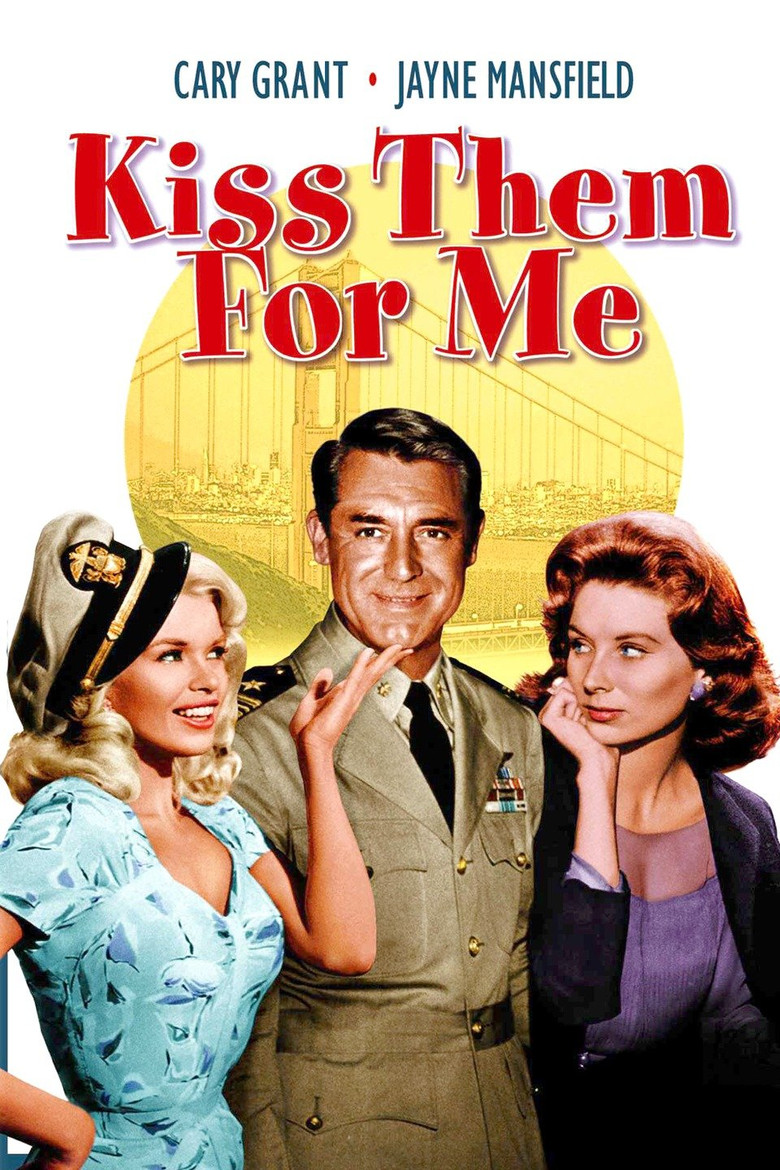 Poster artwork for Kiss Them for Me (1957).