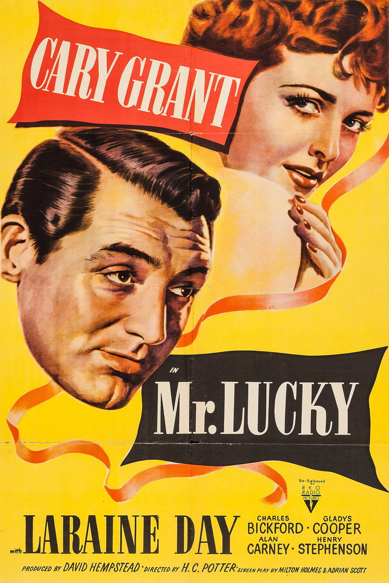 Poster artwork for Mr. Lucky (1943).