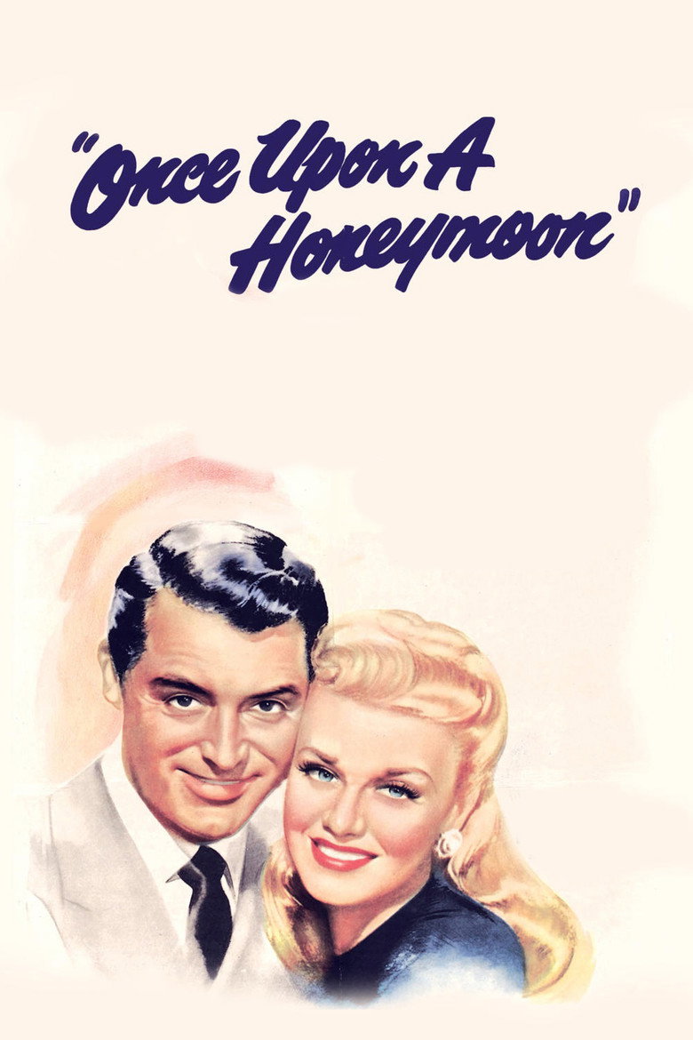 Poster artwork for Once Upon a Honeymoon (1942).