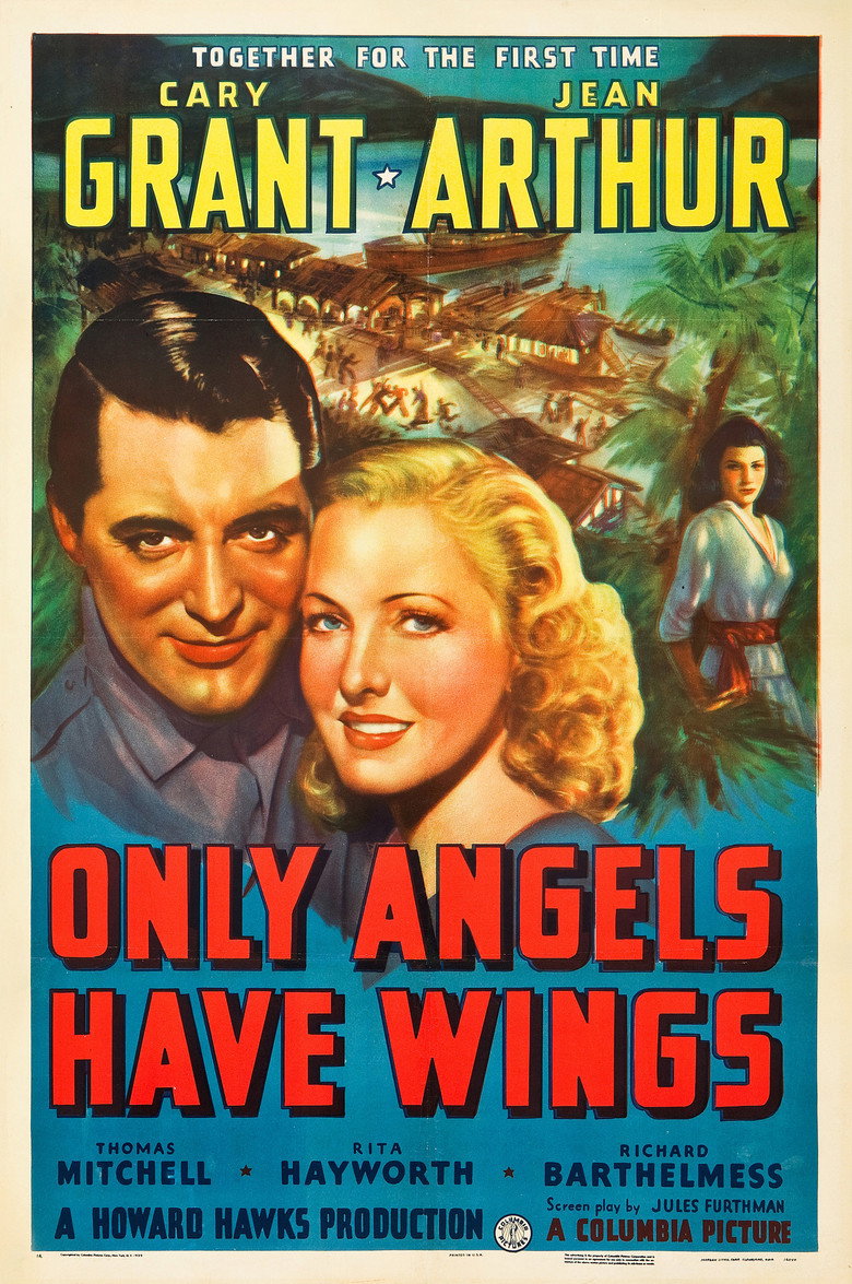Poster artwork for Only Angels Have Wings (1939).