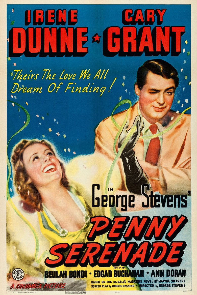 Poster artwork for Penny Serenade (1941).