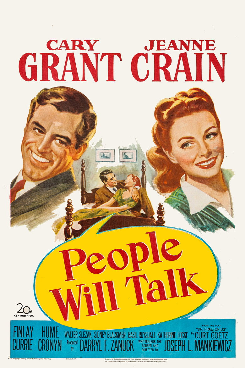 Poster artwork for People Will Talk (1951).