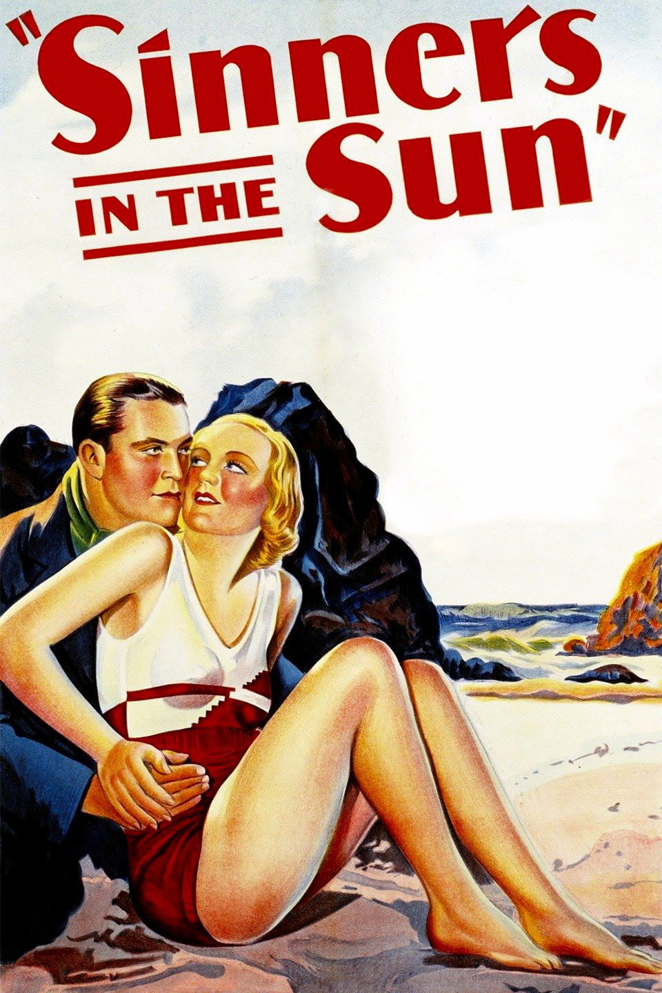 Poster artwork for Sinners in the Sun (1932).