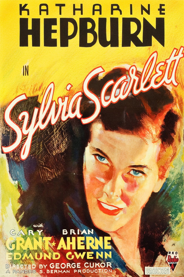 Poster artwork for Sylvia Scarlett (1935).