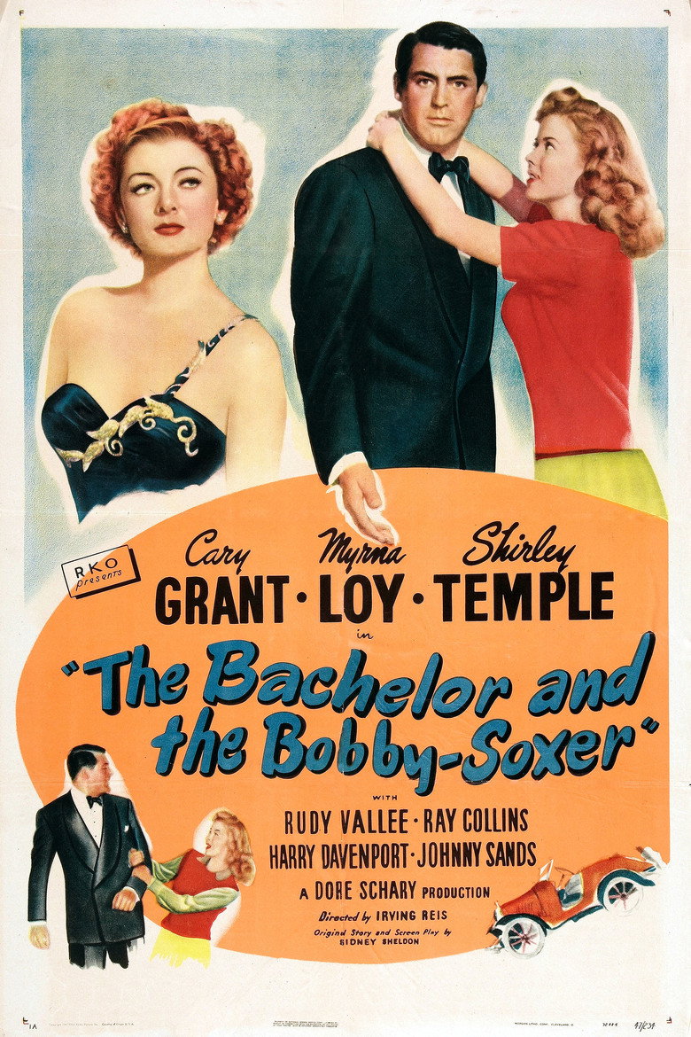 Poster artwork for The Bachelor and the Bobby-Soxer (1947).