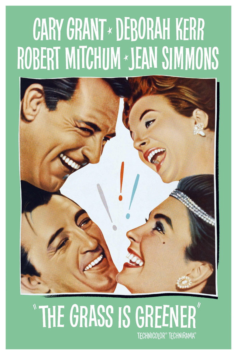 Poster artwork for The Grass Is Greener (1960).