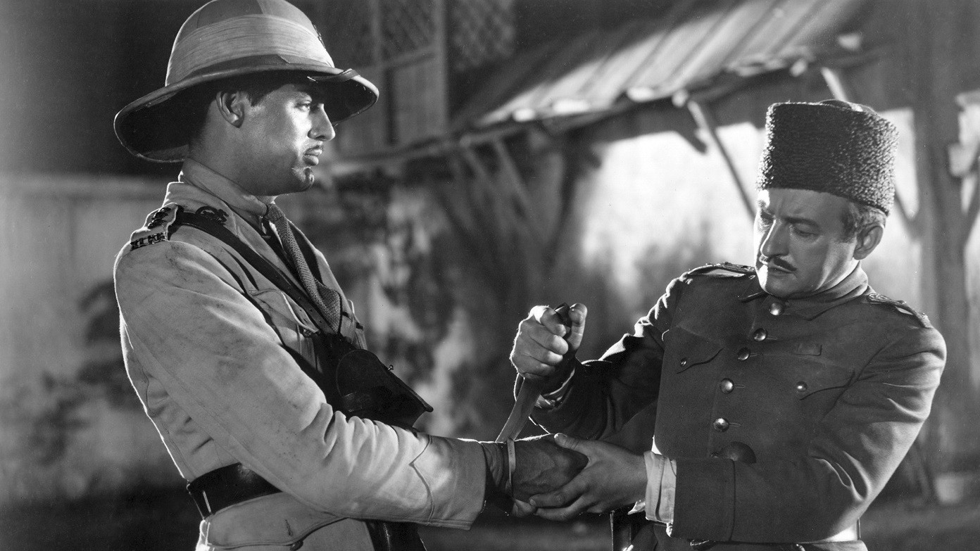 The Last Outpost (1935) iconic scene