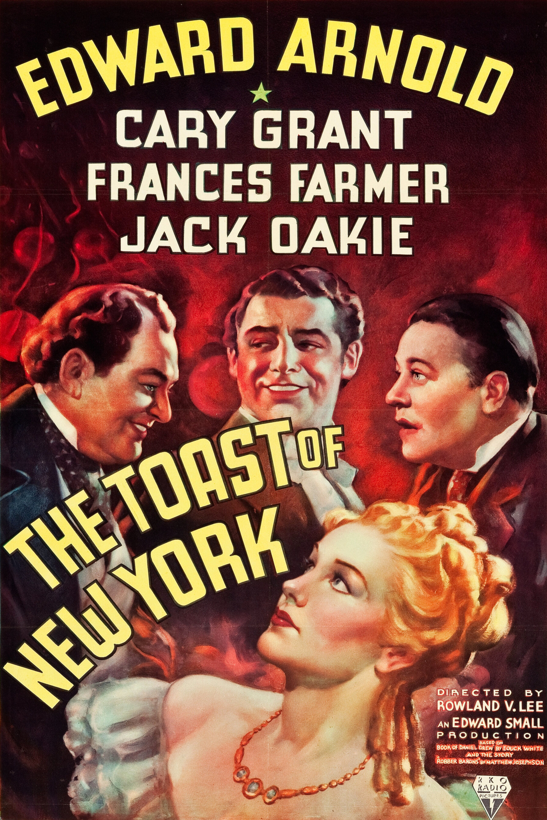 Poster artwork for The Toast of New York (1937).