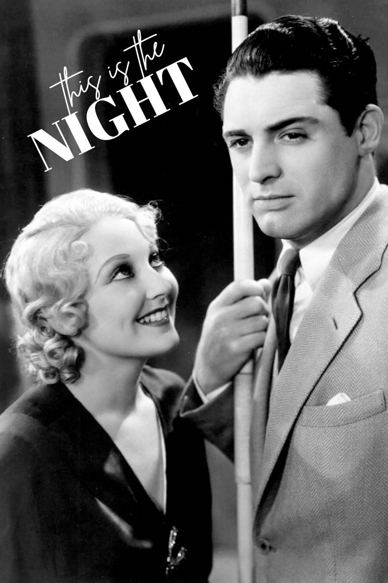 Poster artwork for This Is the Night (1932).