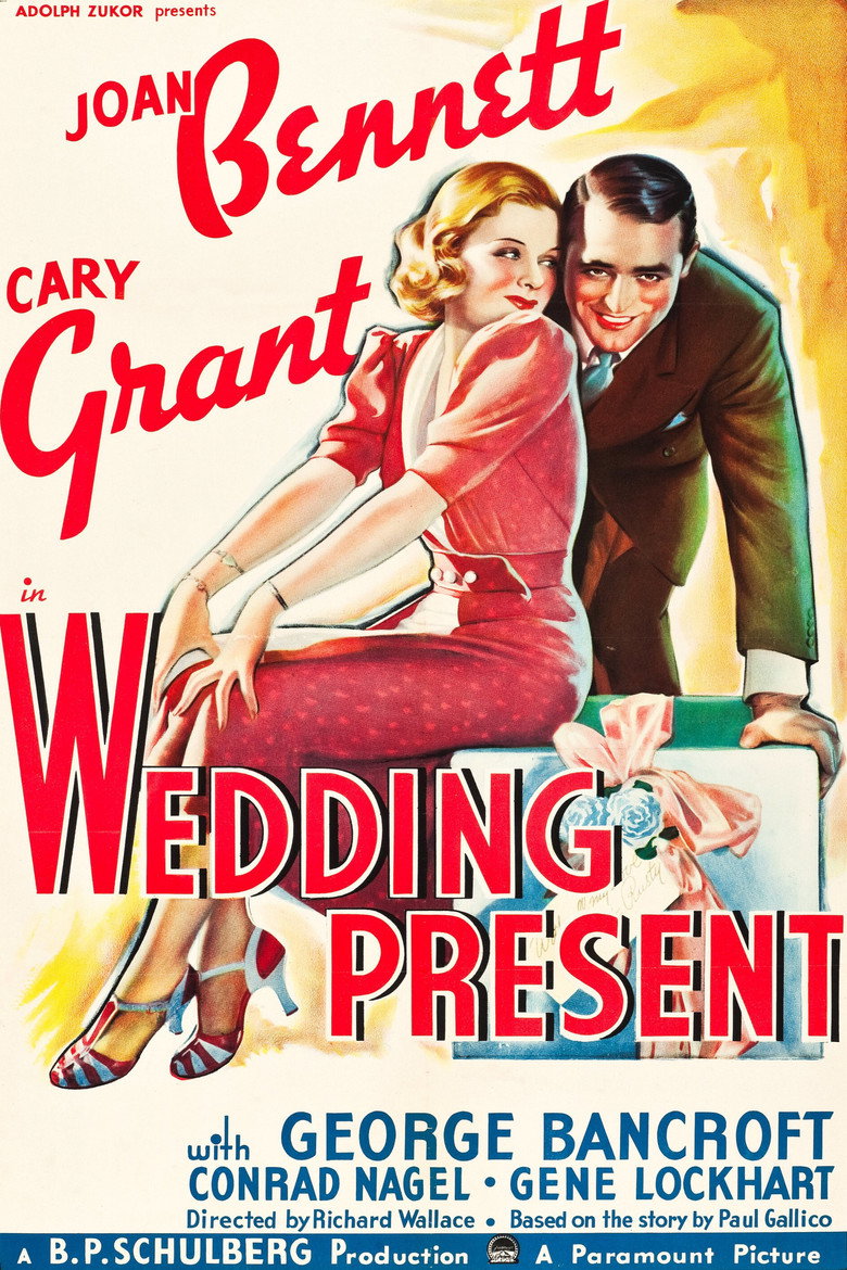Poster artwork for Wedding Present (1936).