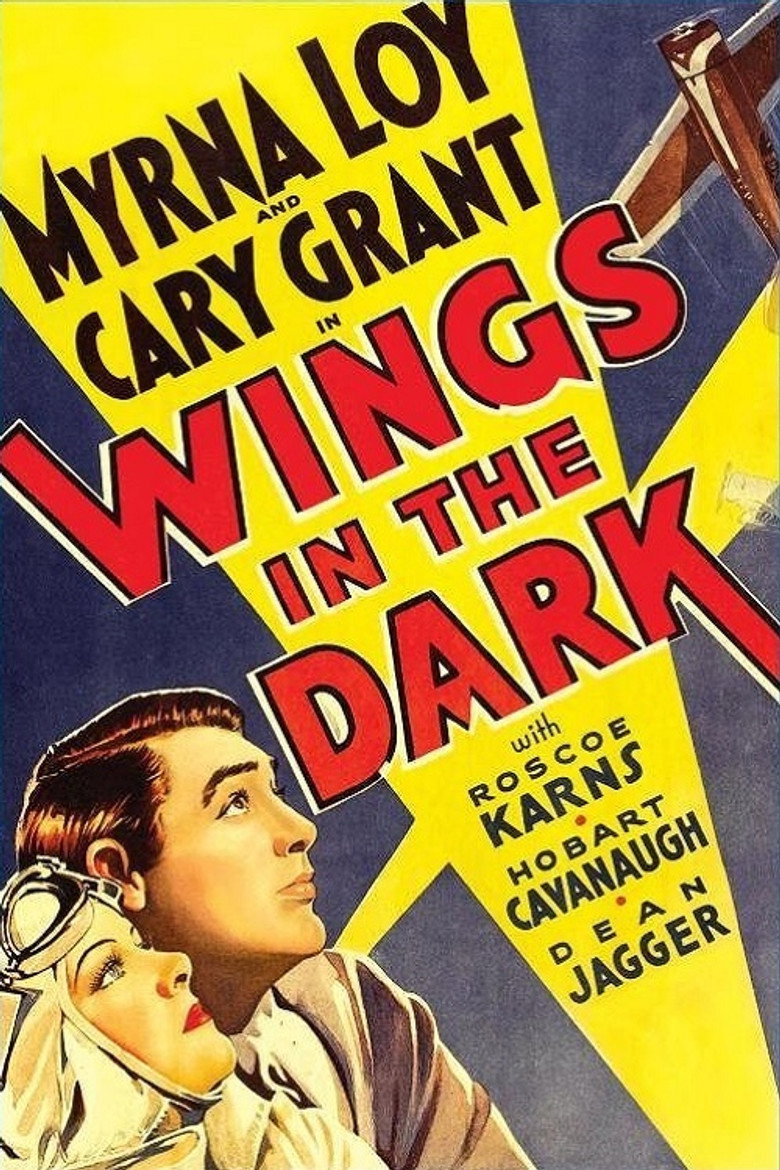 Poster artwork for Wings in the Dark (1935).