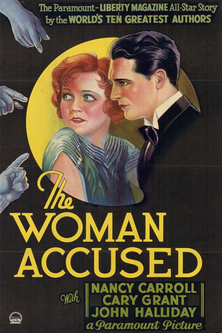 Poster artwork for Woman Accused (1933).